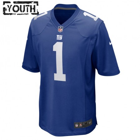 Lasten New York Giants NFL Pelipaita Kadarius Toney 1 Nike Royal 2021 NFL Draft